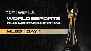 🔴 MLBB  GROUP STAGE  IESF WORLD ESPORTS CHAMPIONSHIP 2024  DAY 1 [upl. by Mathias]