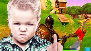 SQUEAKER SQUAD LEADER  Fortnite Battle Royale Funny Moments [upl. by Yanal]