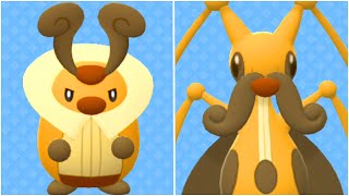 FULL KRICKETOT EVOLUTION TEAM Shiny Kricketot Shiny Kricketune Cry Delelele Whoop [upl. by Aisayt]