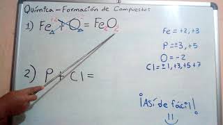 FORMACIÓN DE COMPUESTOS [upl. by Peirsen]