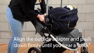 HowTo Install and Remove Nuna Car Seat on Bumbleride Indie Twin Stroller [upl. by Anitsirk]