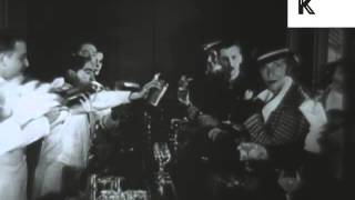 1920s Speakeasy US Prohibition Drinking Dancing Archive Footage [upl. by Crescin]