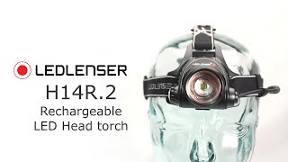 LED Lenser H14R2 Rechargeable LED Head Torch [upl. by Dlonyer]