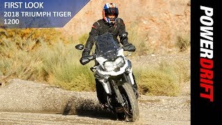 2018 Triumph Tiger 1200  First Ride  PowerDrift [upl. by Eelsnia579]