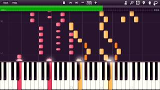 Madoka Rebellion OST  Holy Quintet piano synthesia tutorialmidi [upl. by Nylsaj444]