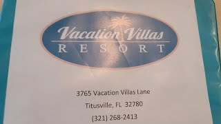 Vacation Villas Resort in Titusville Florida [upl. by Niajneb]