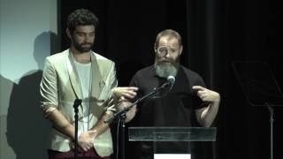 Francis Lee amp Alec Secareanu  Outfest Los Angeles LGBT Film Festival [upl. by Inele247]