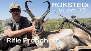 RIfle Pronghorn Hunt ROKSTEDi Vlog 7 [upl. by Hctim434]