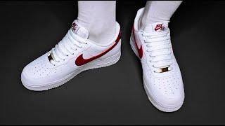 How to Bar Lace nike air force 1 Sneakers Bar Lacing Styles Nike AF1 [upl. by Enerahs]