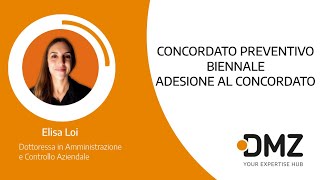 Concordato Preventivo Biennale Adesione al Concordato [upl. by Saltsman158]