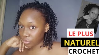 183€ LE CROCHET BOUCLES ABONDANTE EFFET NATURELLES EN 1H  Coiffure protectrice cheveux crépus 4c [upl. by Garibald]