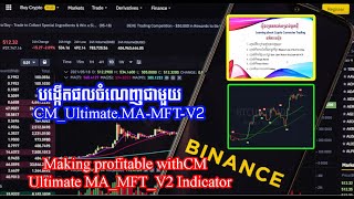 Making profitable with CMUltimateMAMFTV2 Indicator Crypto for life [upl. by Mcknight]