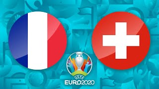 Frankreich  Schweiz  EURO2020 Achtelfinale FussballEM 2021 [upl. by Koziara312]