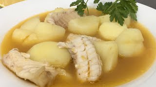 Sopa de pescado blanco  emblanco malagueño [upl. by D'Arcy]