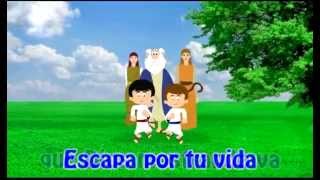 Sodoma y Gomorra  Escapa por tu vida  Canto Infantil Cristiano [upl. by Noyar]