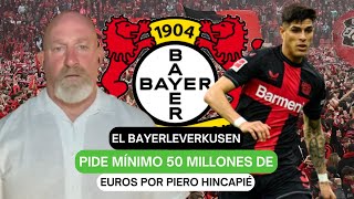 El Bayer Leverkusen pide mínimo 50 millones de euros por Piero Hincapié [upl. by Bremer701]