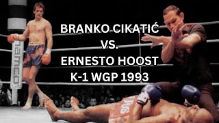 Branko CIKATIĆ vs Ernesto HOOST II K1 Grand Prix 1993 [upl. by Hans]