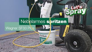 Professionelles Spritzen mit der Wagner SF 33 Plus Inbetriebnahme und nebelarmes Arbeiten 24 [upl. by Tu371]