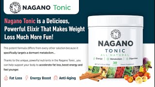 NAGANO TONIC ❌BIG ALERT❌ Nagano Lean Body Tonic Reviews [upl. by Ahras]