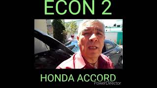 ECONOMIZADORES DE GASOLINA PARA TU AUTO MX ECON 2 EN HONDA ACCORD [upl. by Tena]