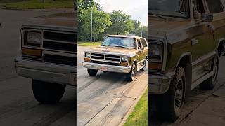 Dodge Ramcharger Classic SUV Drive By Engine Sound Cruisin US12 Wayne Michigan 2024 [upl. by Anomas282]