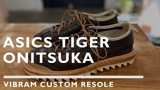 Custom Asics Tiger Onitsuka with Vibram Ripple sole [upl. by Mahalia]