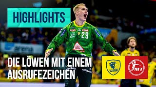 Ausrufezeichen RheinNeckar Löwen – MT Melsungen I Highlights HandballBundesliga I dynhandball [upl. by Yeblehs]