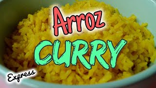 Arroz al CURRY  Fácil y DELICIOSO  StayHome [upl. by Alahsal]