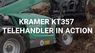 Kramer KT357 telehandler in action [upl. by Eilujna101]