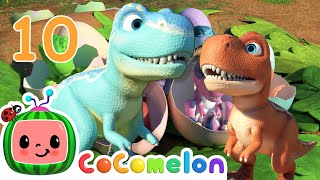 Ten Little Dinos  CoComelon Furry Friends  Animals for Kids [upl. by Yleen260]