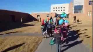 Dudley Elementary 100 days of school balloon release [upl. by Akla]