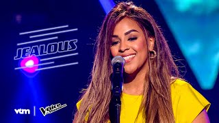 Fatimazohra  Jealous  Blind Auditions 10  The Voice van Vlaanderen  VTM [upl. by Eiblehs]