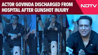 Govinda Accident News  Actor Govinda Discharged From Hospital After Gunshot Injury [upl. by Cammy]