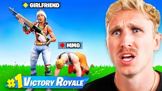 My Girlfriend Carried Me To A Win In Fortnite [upl. by Llenhoj]