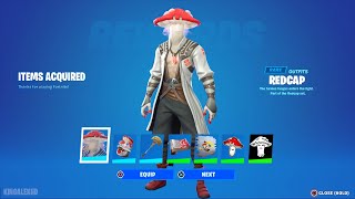 HOW TO COMPLETE ALL REFER A FRIEND CHALLENGES IN FORTNITE FREE REDCAP SKIN amp 6 MORE FREE REWARDS [upl. by Hefter]