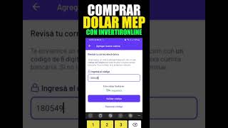 👉Compra Dólar MEP con Invertironline muy fácil [upl. by Asina]