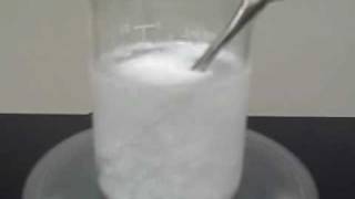 Dissolving Ammonium Nitrate An Endothermic Process [upl. by Eecyaj]