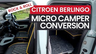 New Shape Berlingo Rock and Roll Bed Camper Conversion [upl. by Anoj311]