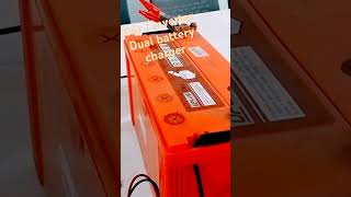 Dual battery charger for lead acid battery chargeable carbatterycharger [upl. by Ennovihs446]