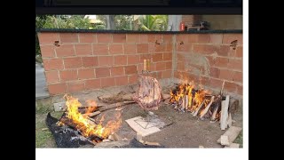 COSTELA FOGO DE CHÃO como fazer passo a passo em Muriaé MG [upl. by Ob342]