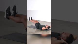 Leg PullIn for Killer Abs Back Flat Legs Extended KillerAbs LegPullIn CoreWorkout FitnessTips [upl. by Carpet]