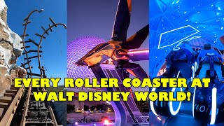 Every Roller Coaster at Walt Disney World in Orlando Florida Full Onride POV [upl. by Animor448]