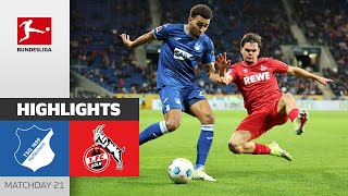 Hoffenheim Save Point in Overtime  TSG Hoffenheim  1 FC Köln  Highlights  MD 21 Bundesliga 2324 [upl. by Guyon]