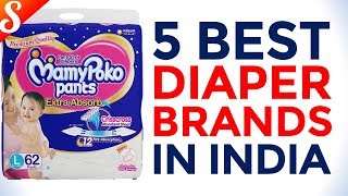 5 Best Diaper Brands in India with Price [upl. by Eelak]