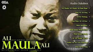 Ali Maula Ali  Best Qawwali Collection  Audio Jukebox  Nusrat Fateh Ali Khan  OSA Worldwide [upl. by Siroved]