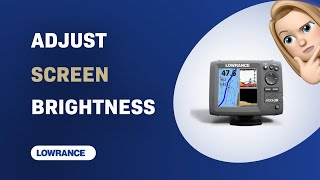 How for Setting Screen Brightness on Lowrance HOOK5 Fish Finder [upl. by Haneehs665]