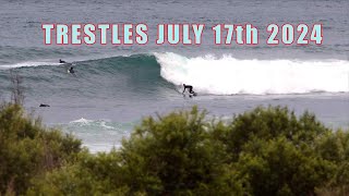 Surfing Upper  Middle Trestles July 17th [upl. by Acisse]