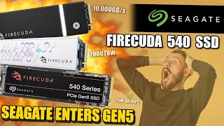 Seagate Firecuda 540 Gen5 SSD FINALLY REVEALED [upl. by Placia]