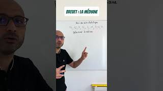 1 min  1 question du BREVET  LA MÉDIANE [upl. by Lesirg]