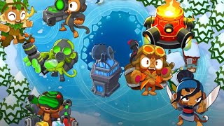 beating chimps on skates BTD6 gameplay part 10 [upl. by Gautious]